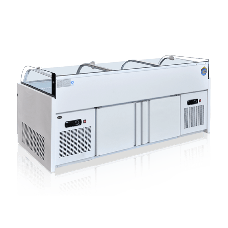 ตู้แช่เย็นสำหรับโชว์สินค้าสำเร็จรูป ตู้แช่เย็นสำหรับโชว์สินค้าสำเร็จรูป