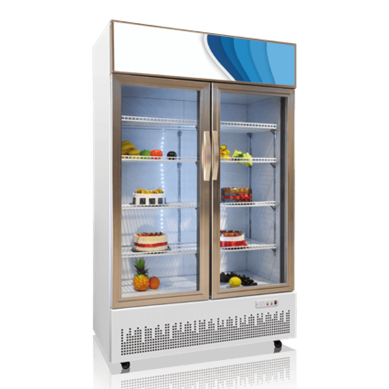 ตู้แช่แข็งแสดงประตูบานเลื่อนเสียงรบกวนต่ำ ตู้แช่แข็งแสดงประตูบานเลื่อนเสียงรบกวนต่ำ